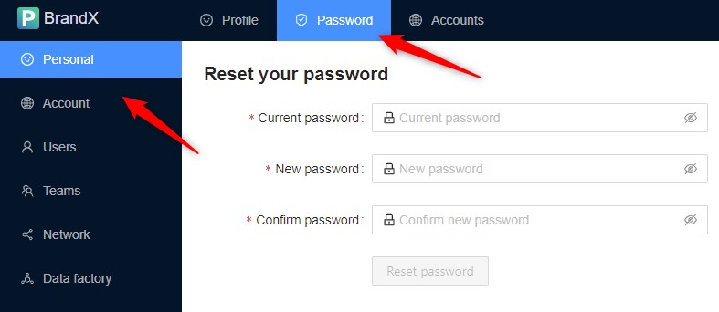 Update Password