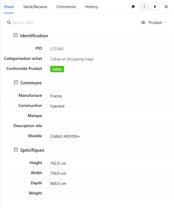 multi levels detail view specific